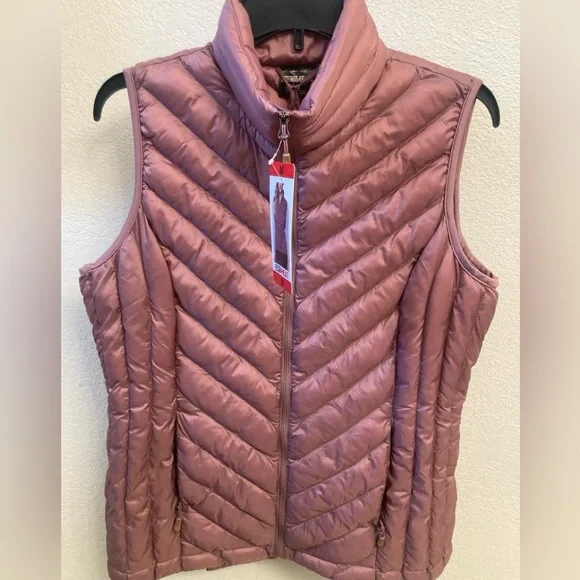 32 Degrees Ladies' Packable Vest - Fig Berry - Picture 2 of 6